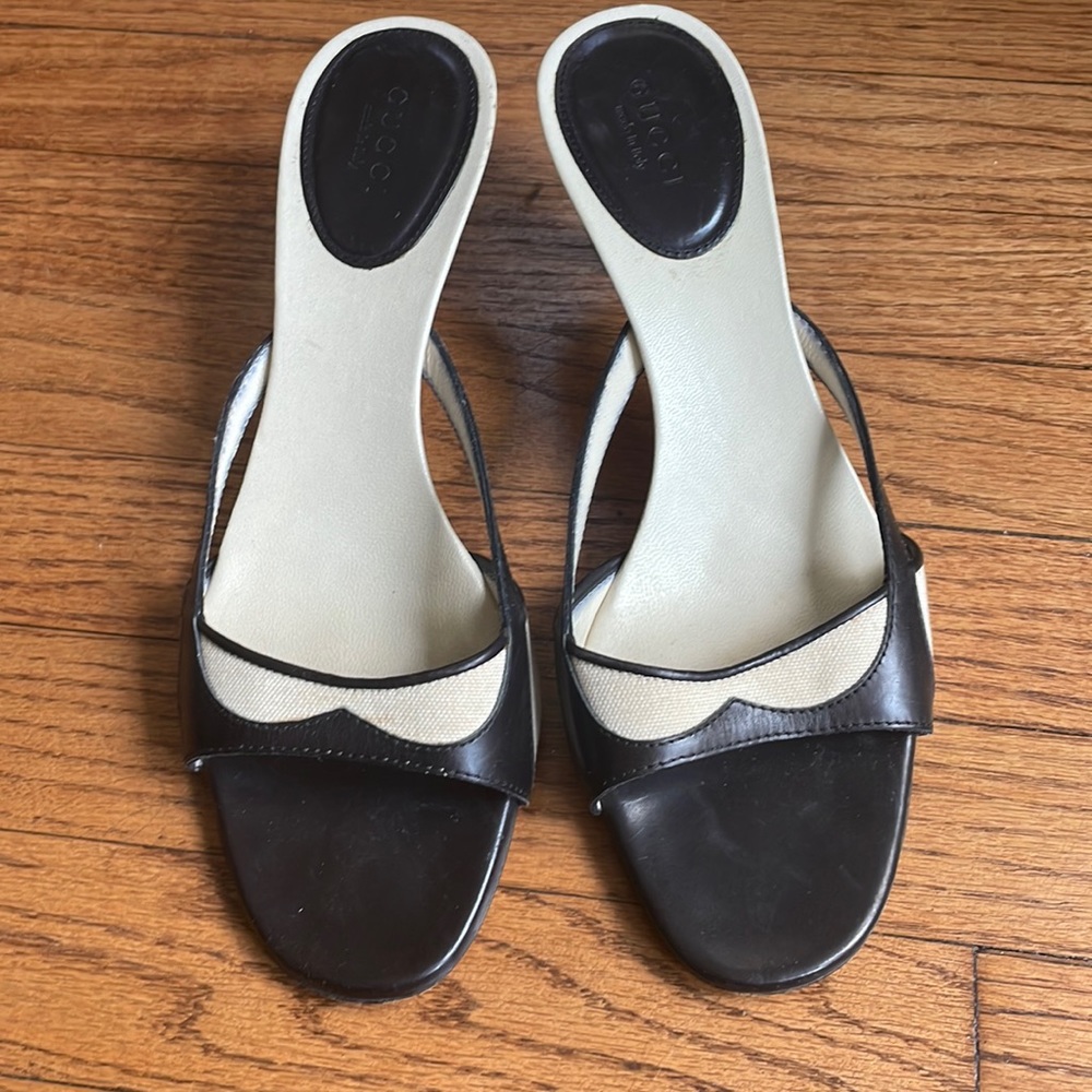Gucci Kitten Heel Classic Vintage Size 6.5 B Great Condition
